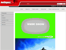 Tablet Screenshot of hotfingersgloves.com